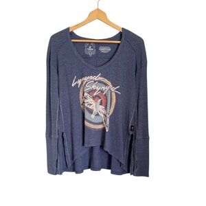 Trunk Ltd Lynyrd Skynyrd Long Sleeve Oversized Grpahic Thermal Top size S